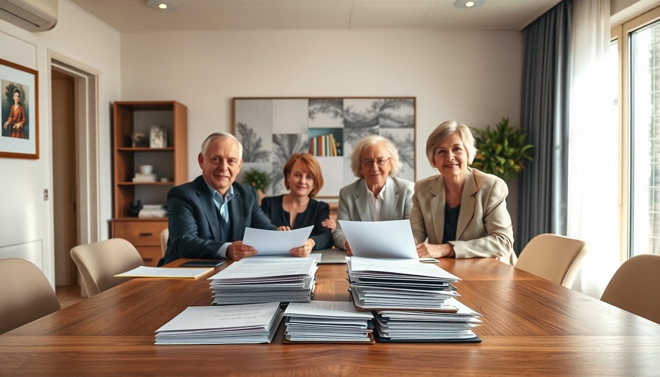 Property settlement documents and transfer review